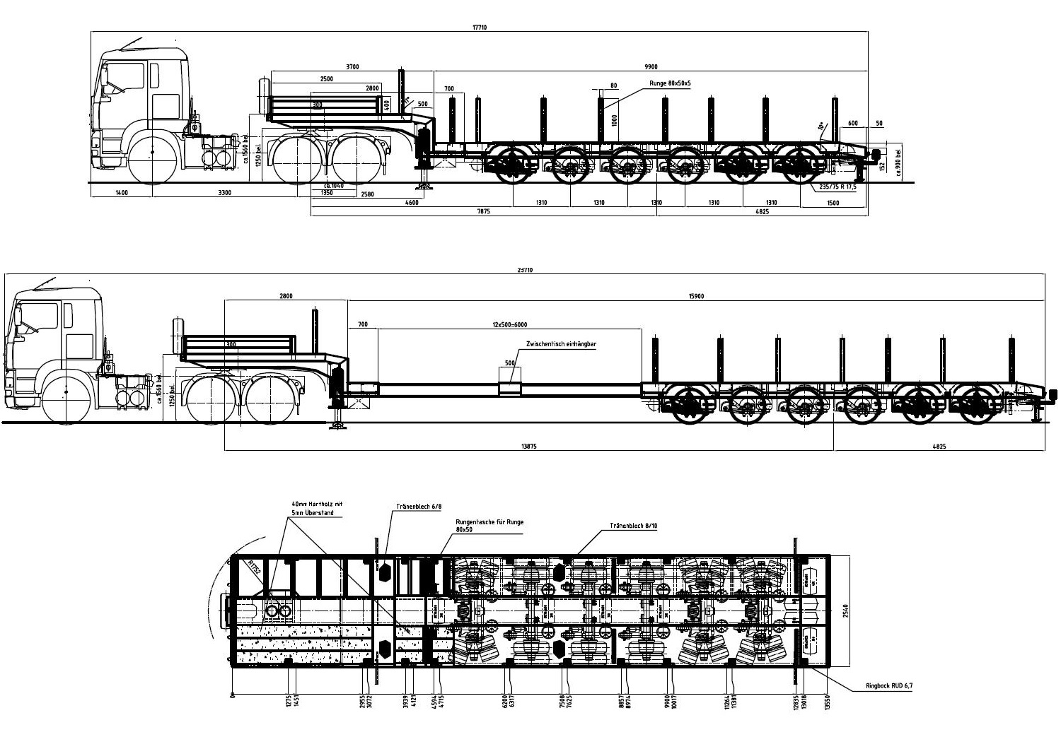HRD 6-axle-semi-trailer