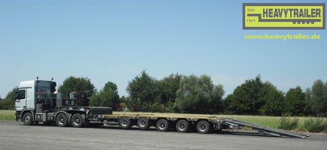 Meusburger 5-axle-semi-trailer with hydraulic ramps