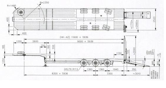 Nooteboom OSDS-48-03V(EB)(3-axle-semi-trailer with hydraulic ramps) 