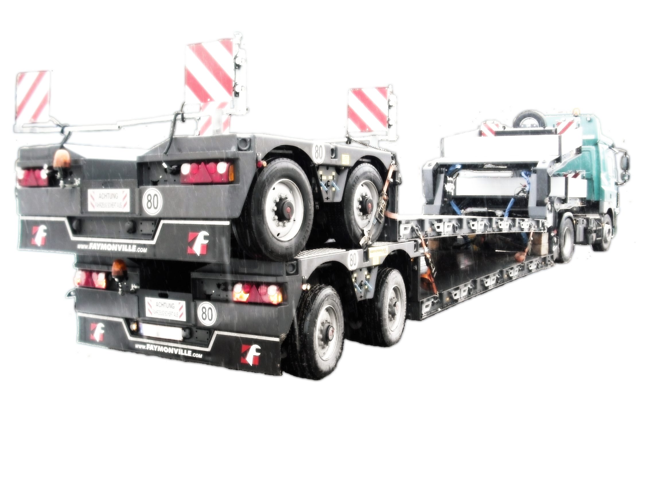 Start with heavy trailer vehicles