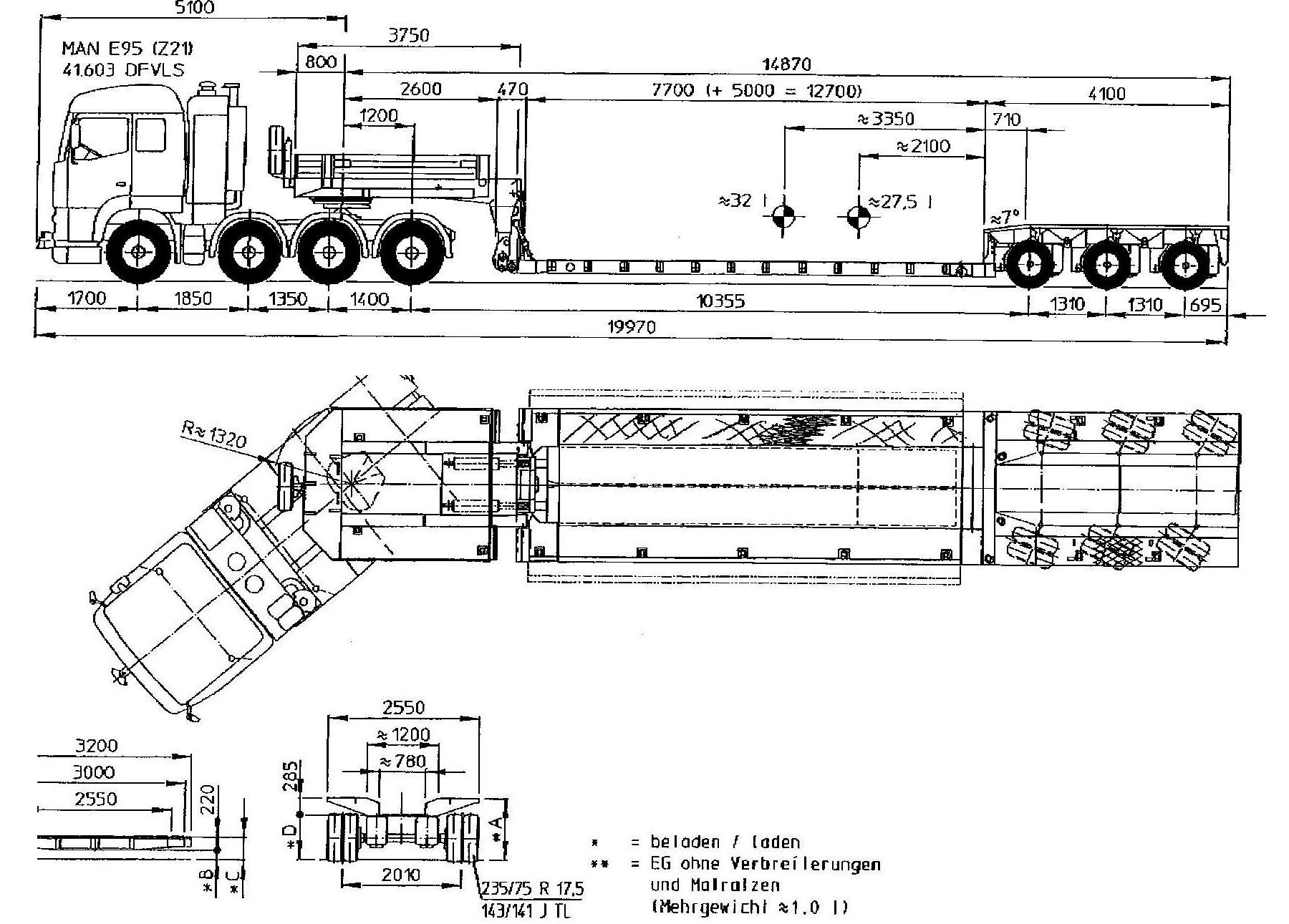 Goldhofer 3-axle-low-deck-trailer