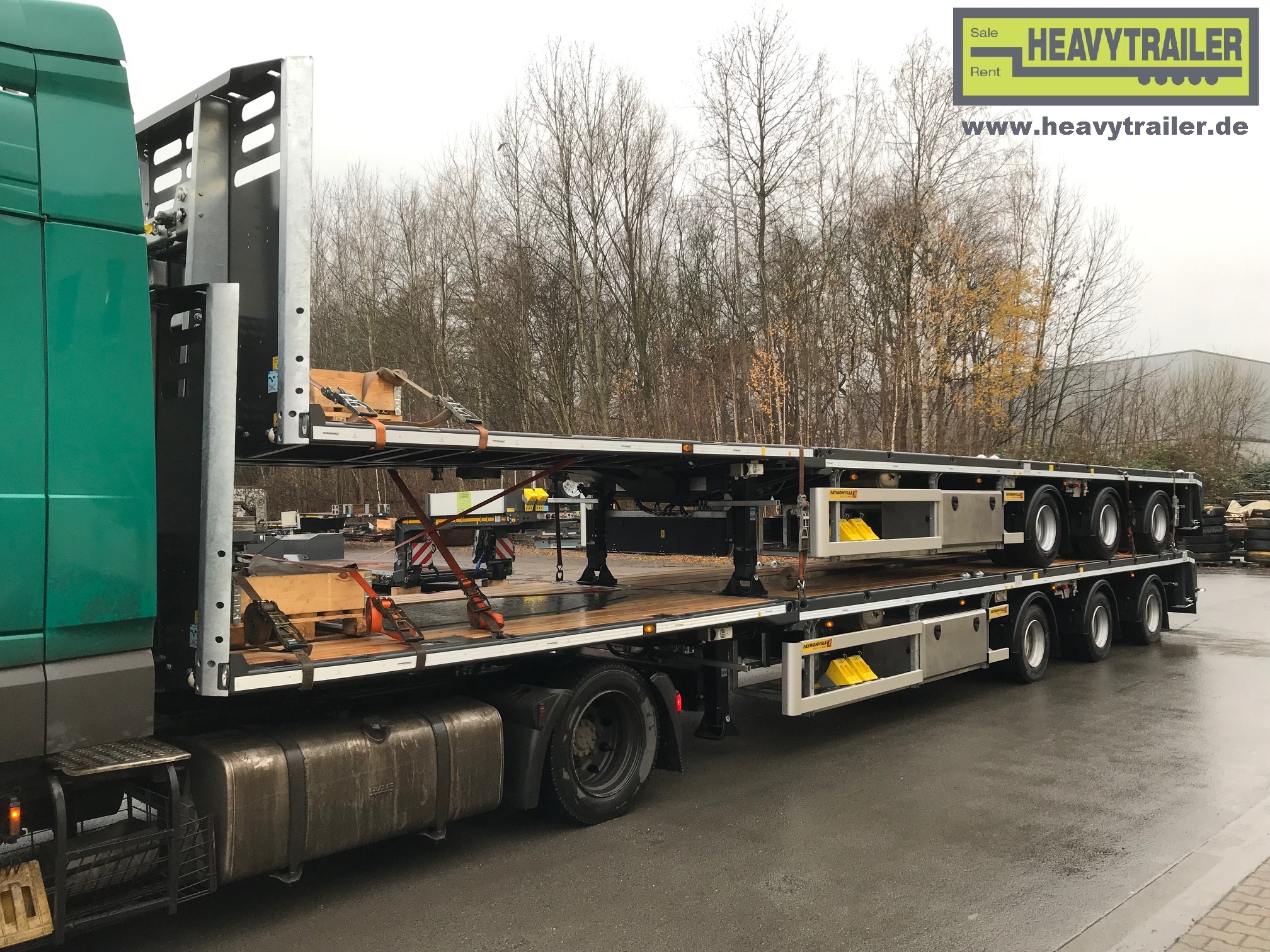 Neue Auflieger für den HeavyTrailer-Fuhrpark