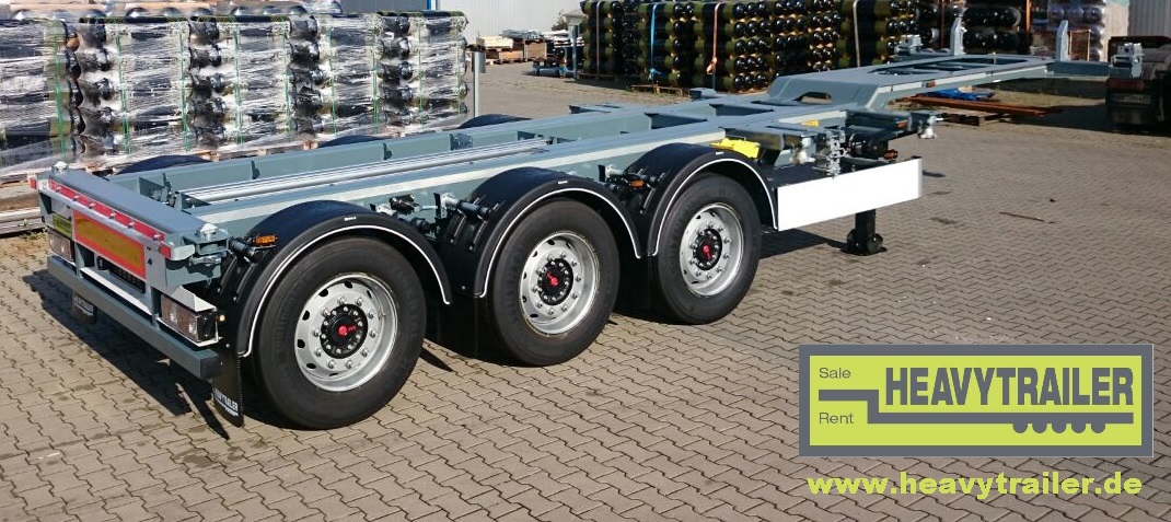 HeavyTrailer 3-Achs-Containerchassis 