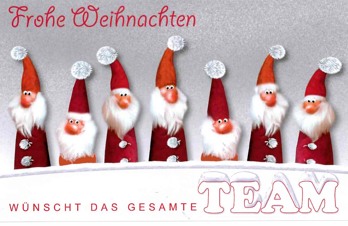 Frohe Weihnachten und einen guten Rutsch ins neue Jahr