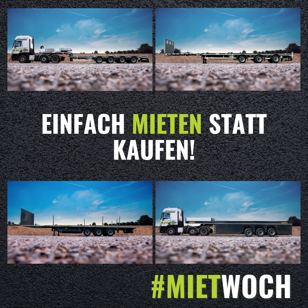 #mietwoch: Jetzt direkt verfügbare Auflieger mieten!