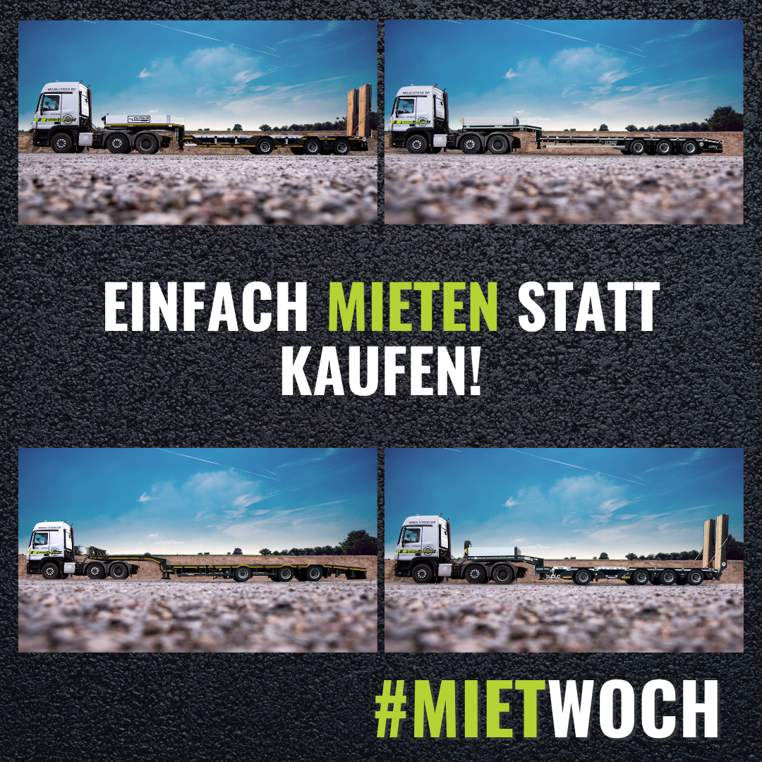 #mietwoch: Jetzt direkt verfügbare Auflieger mieten!