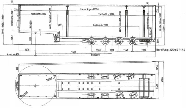 Meusburger 4-axle-jumbo-trailer