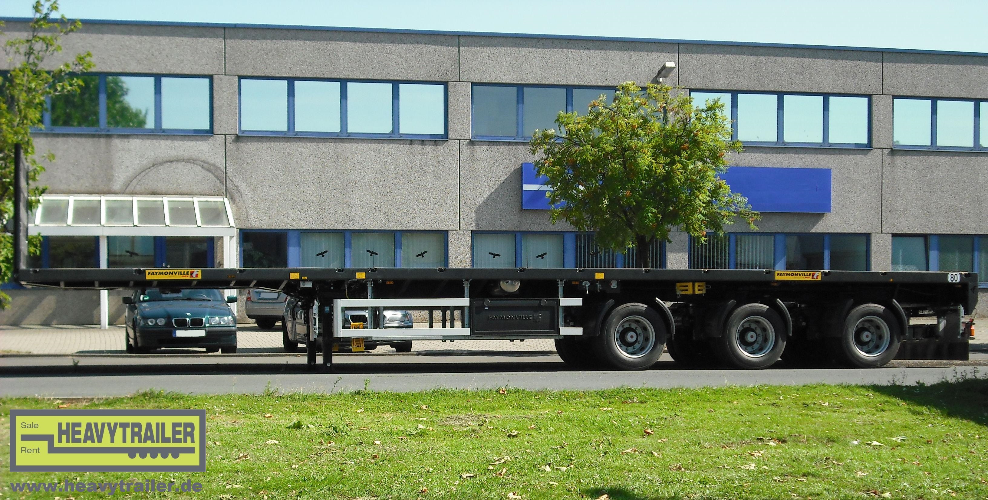 Faymonville 3-axle TELAMAX (3-axle-plateau-trailer, triple telescopic)