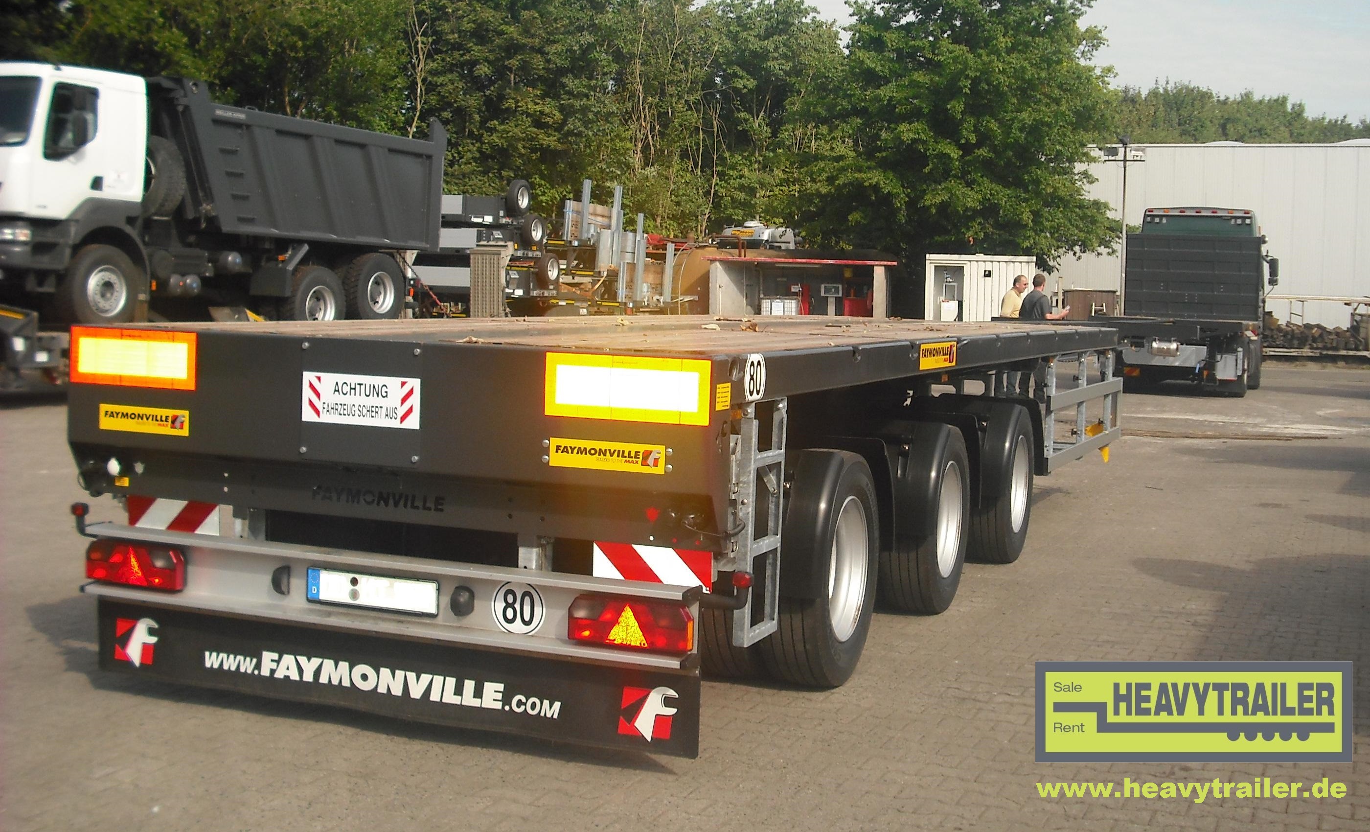 Faymonville 3-axle TELAMAX (3-axle-plateau-trailer, triple telescopic)