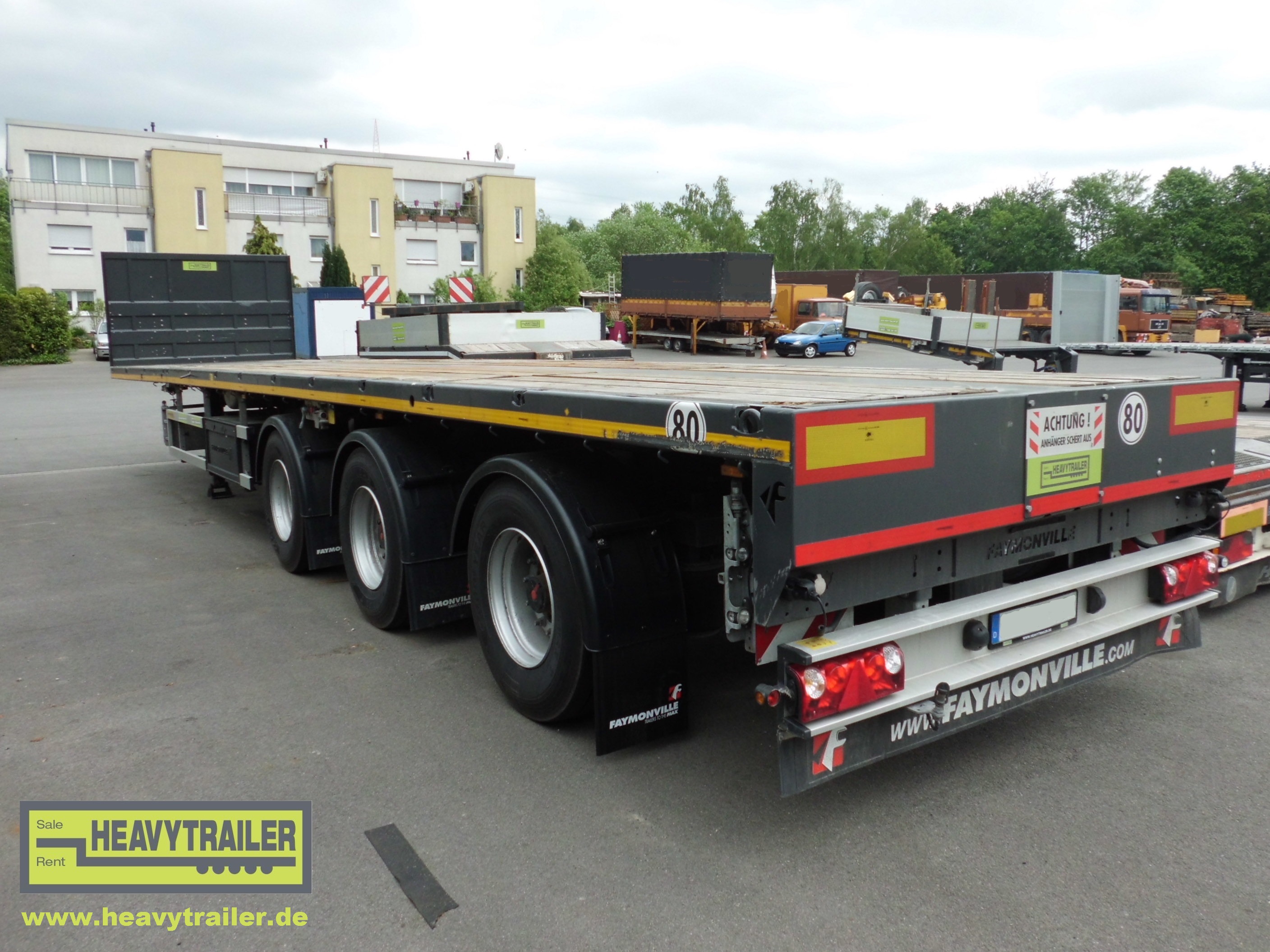 Faymonville 3-axle TELEMAX (3-axle-plateau-trailer) single telescopic