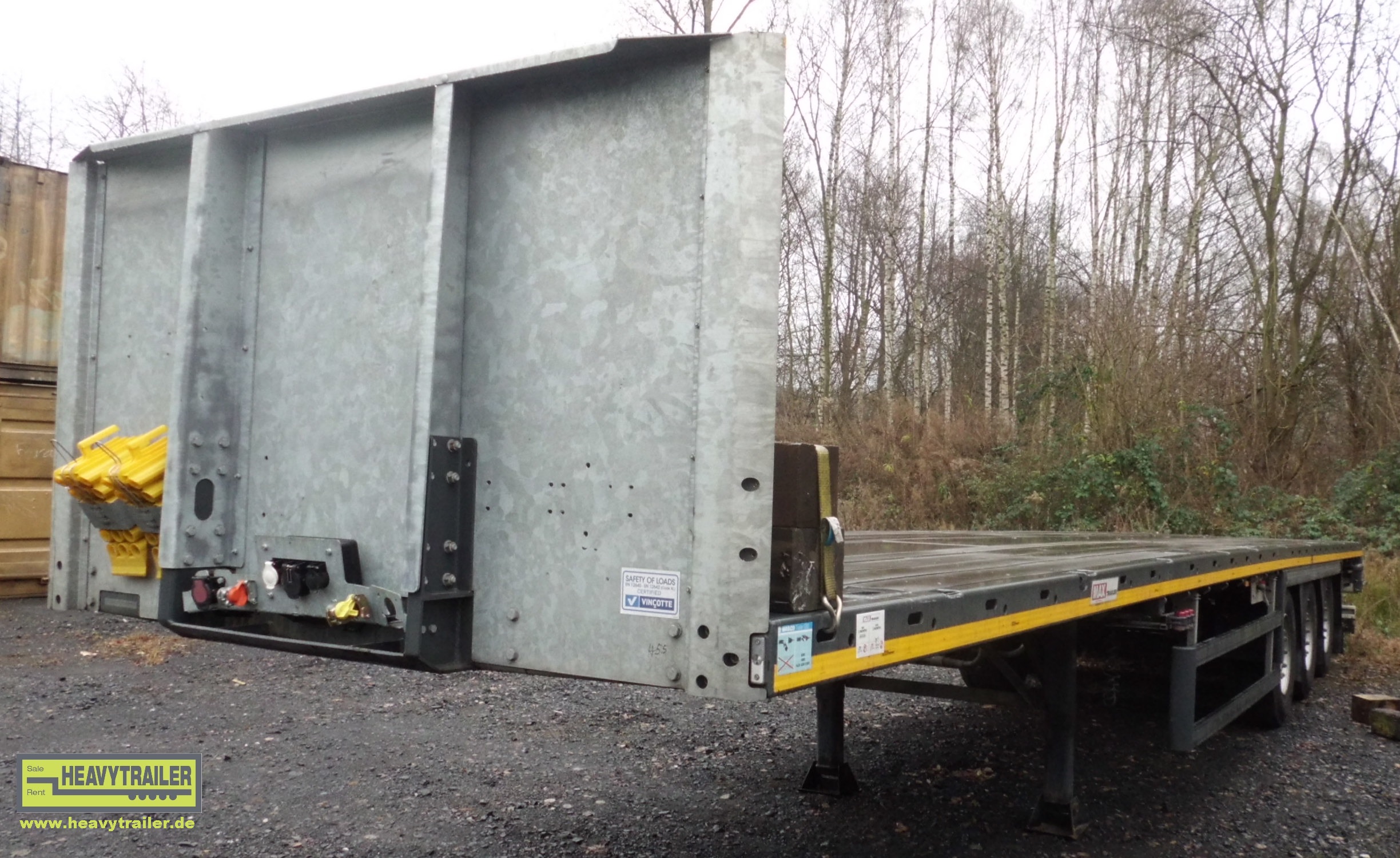 Maxtrailer 3-axle-plateau-trailer