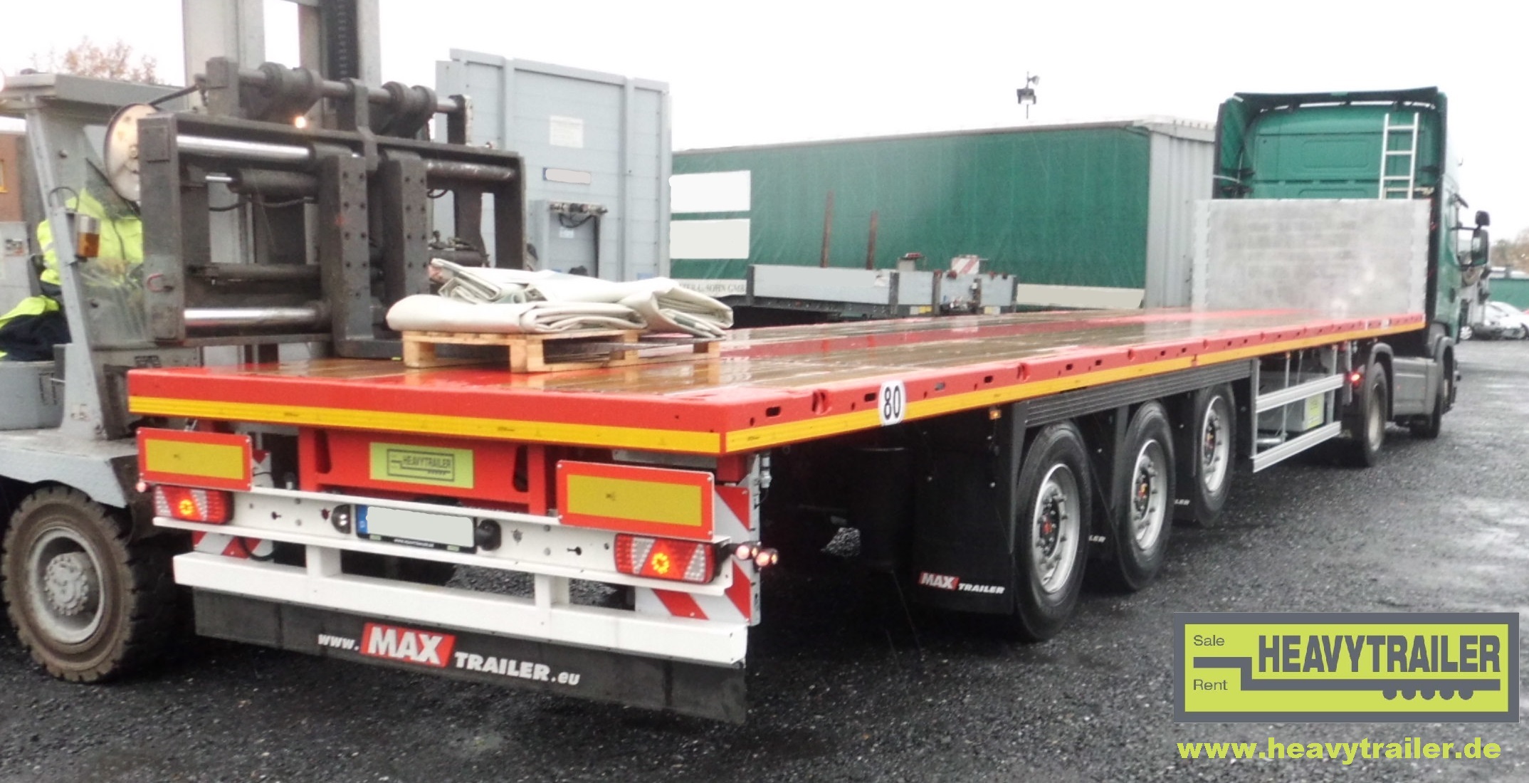 Maxtrailer 3-axle-tele-plateau-trailer