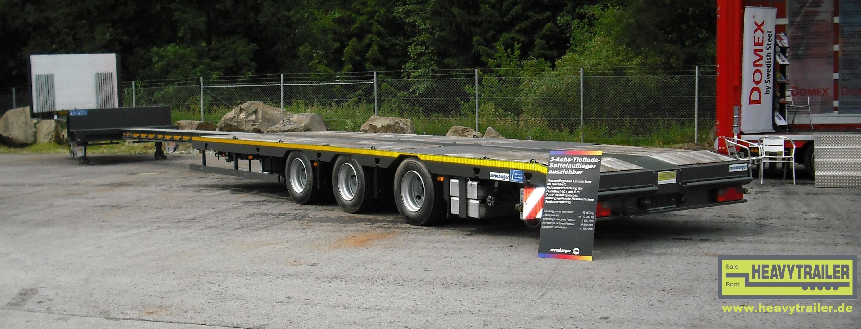 Meusburger 3-axle-semi-trailer