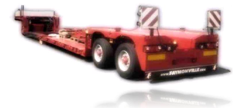 New half swing axle low-deck trailer