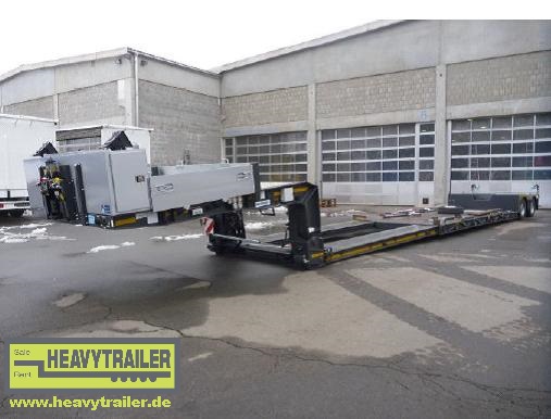 Meusburger 2-axle low deck trailer