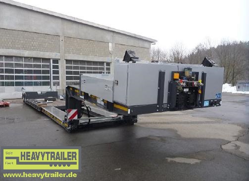 Meusburger 2-axle low deck trailer